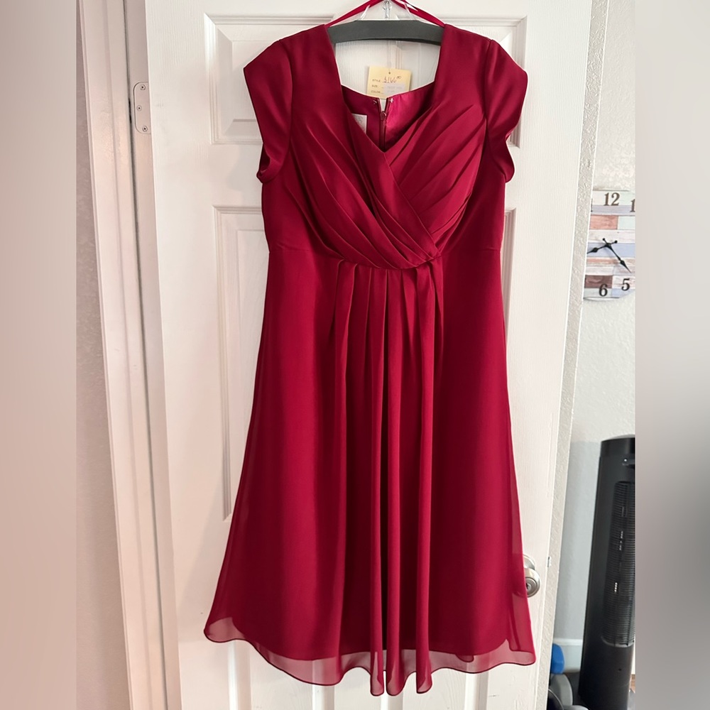 Red formal dress